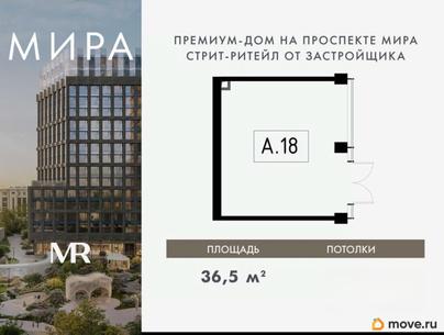 свободного назначения, 36.5 м&sup2;