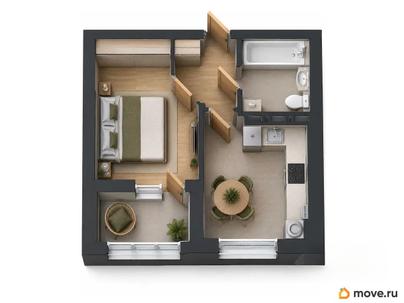 1-комн. квартира, 31.2 м&sup2;
