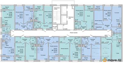 2-комн. квартира, 42.22 м&sup2;
