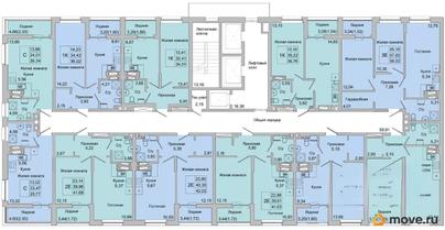 2-комн. квартира, 42.12 м&sup2;