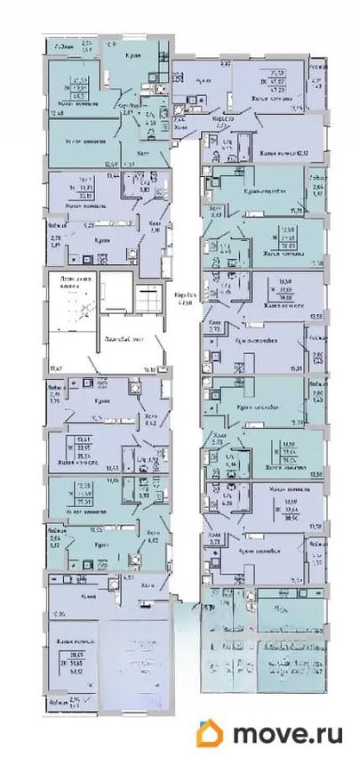 1-комн. квартира, 37.7 м&sup2;
