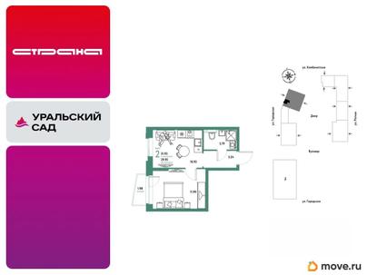 2-комн. квартира, 31.93 м&sup2;