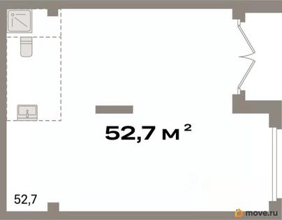 свободного назначения, 52.7 м&sup2;