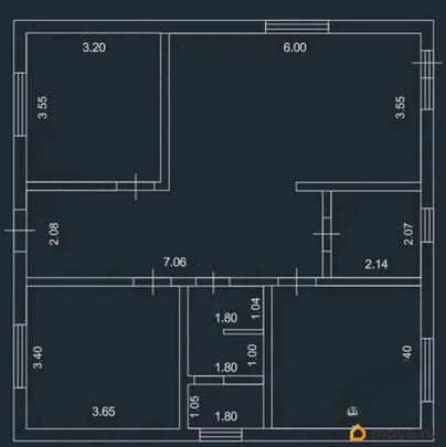 дом, 100 м&sup2;, 6 соток