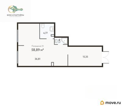 свободного назначения, 58.9 м&sup2;