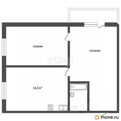 3-комн. квартира, 72 м&sup2;