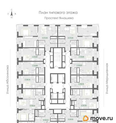 студия, 25.89 м&sup2;