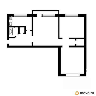 3-комн. квартира, 67.7 м&sup2;