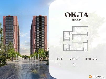 2-комн. квартира, 62.86 м&sup2;