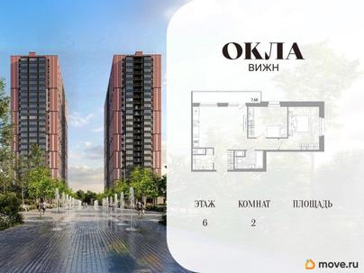 2-комн. квартира, 62.26 м&sup2;