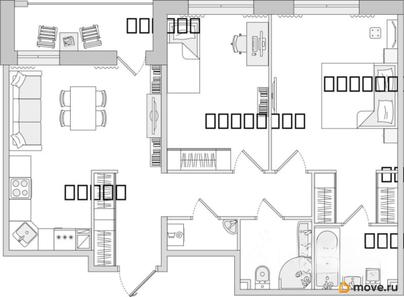 2-комн. квартира, 71.48 м&sup2;