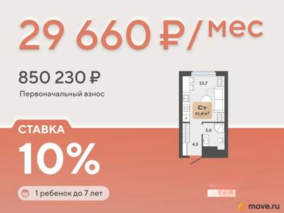 студия, 21.8 м&sup2;