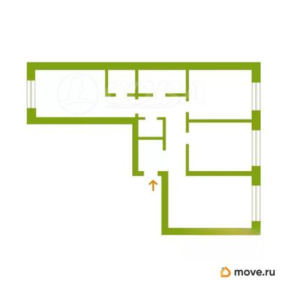 3-комн. квартира, 82.9 м&sup2;