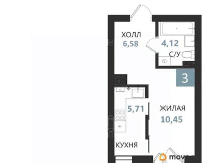 студия, 30.28 м&sup2;