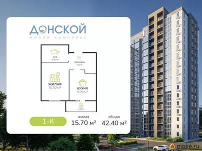 1-комн. квартира, 40.2 м&sup2;