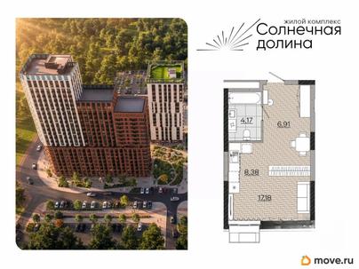 1-комн. квартира, 36.64 м&sup2;
