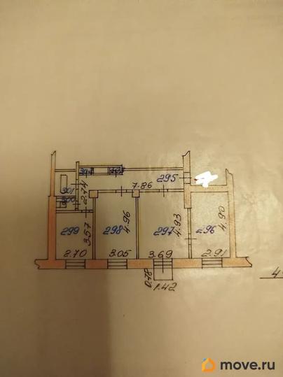 3-комн. квартира, 74 м&sup2;
