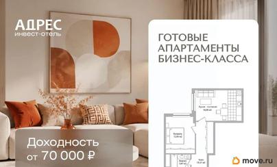 2-комн. апартаменты, 44.2 м&sup2;