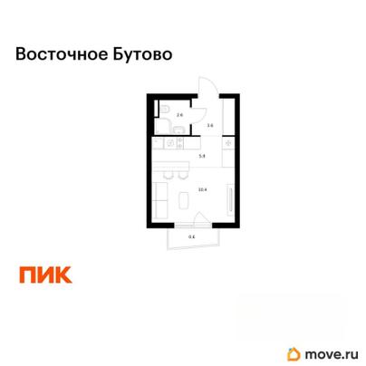 студия, 23 м&sup2;