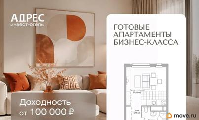 1-комн. апартаменты, 25.3 м&sup2;