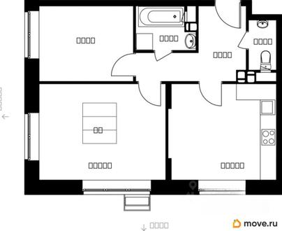 2-комн. квартира, 53.26 м&sup2;