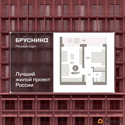 2-комн. квартира, 40 м&sup2;