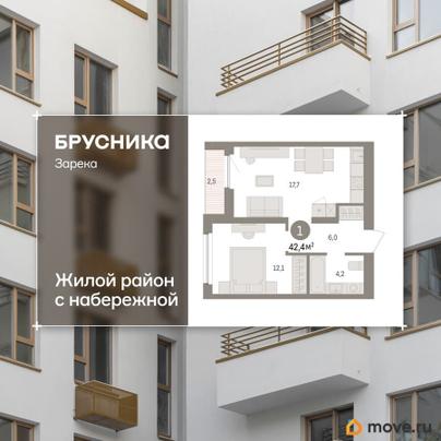 2-комн. квартира, 42.42 м&sup2;