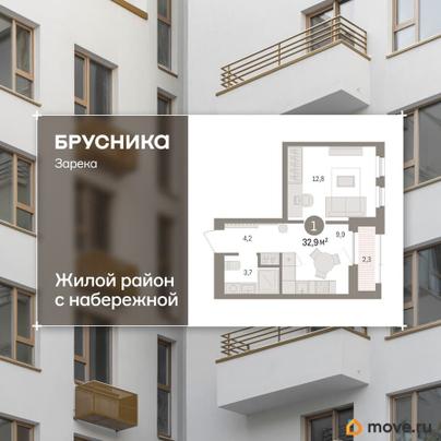 2-комн. квартира, 32.68 м&sup2;